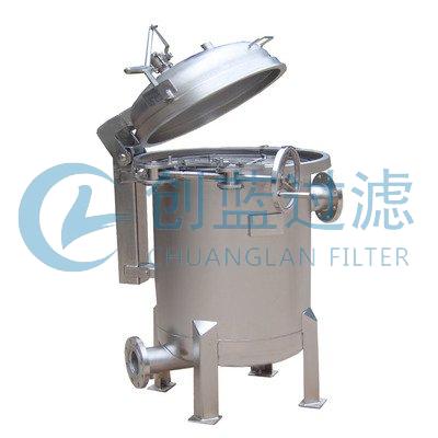 不銹鋼袋式過濾器，又稱保安過濾器的結(jié)構(gòu)介紹(圖1)